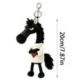 thumbnail image 2 of XingXiang 2026 Horse Keyring New Years Decorations,Year Of Keychain Funny Horse Keychain,2026 Chinese Year Good Luck Gift, Soft Horse Plush Pendant for Backpack Purse and Bag(C), 2 of 3