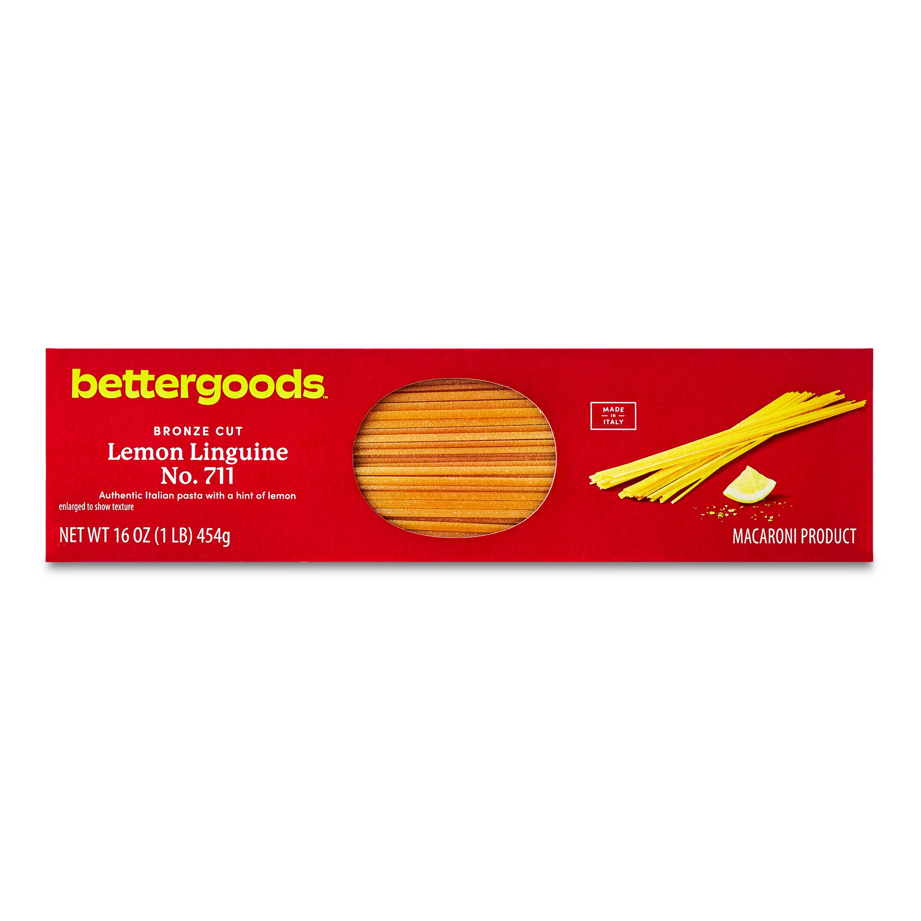 (5 pack) bettergoods Bronze Cut Lemon Linguine Pasta, No. 711, 16 oz