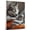 Alaskan Klee Kai, variant on English Springer Spaniel Dog Canvas Size 8x12 – Electric Guitar Theme Dog Art for Wall, English Springer Spaniel Dog Playing Electric Guitar Wall Art, Dog Lover Canvas Decor