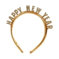 thumbnail image 1 of Feliz año nuevo diadema fiesta pelo aro Navidad diademas lentejuelas para 18cmx12cm Zulema  sombreros de cosplay, 1 of 8
