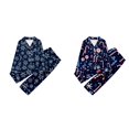 thumbnail image 1 of WEAIXIMIUNG 2 Pack Children's Christmas Print Long Sleeve Trousers Cardigan Children's Pyjamas Two Sets 130, 1 of 4