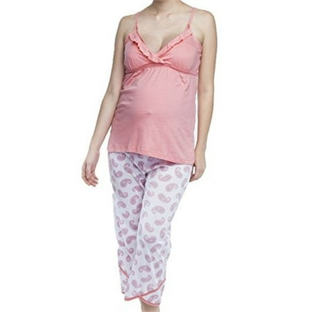 

Belabumbum Paisley Dreams Maternity/Nursing Cami Pant Set XL Paisley Print