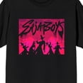 thumbnail image 2 of KPop Demon Hunters Saja Boys Darkside Adult Black Crew Neck Short Sleeve T-shirt-6XL, 2 of 7