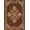 Brown, Pattern 3, variant on Design&I 2'x3' Ultra Soft Door Mat, Entryway Ru Geometric Border Interlocking Neutral Tones Door None Fluffy Washable Easy Care Indoor rug for Bedside Entryway