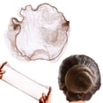 thumbnail image 1 of 50 redecilla para el pelo JAMW malla elástica invisible 20 pulgadas 50 cm Marrón claro, 1 of 4