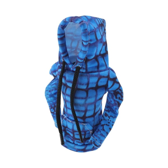 Unique Bargains Gear Shift Knob Cover Car Shift Knob Hoodie Deep Blue Polyester 6.3"x5.12" 1 Pc Digital Printing