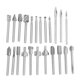 thumbnail image 1 of Juego de accesorios para taladro de grabado, herramienta para tallar madera, 23 piezas, 10 brocas de grabado de carburo, 10 fresas para madera, 1 of 5