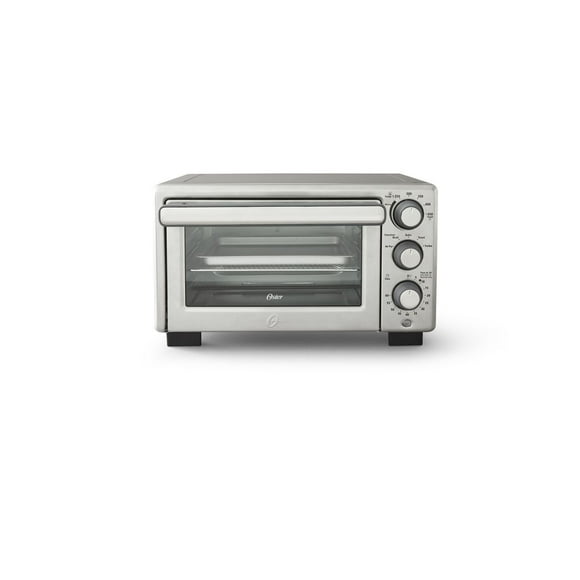 Oster Compact Countertop Oven With Air Fryer, Stainless Steel