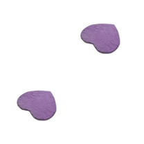 Masteelf 2 Count Carpet Colorful Rugs Small Size Rug 40.00X30.00X0.30CM Violet