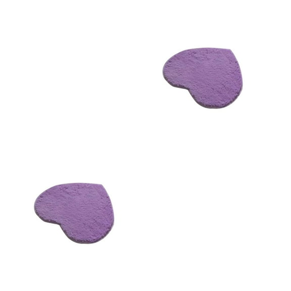 Masteelf 2 Count Carpet Colorful Rugs Small Size Rug 40.00X30.00X0.30CM Violet