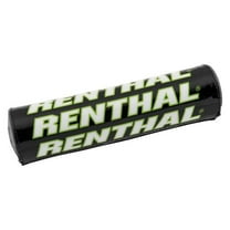 Renthal P292 Team Issue fits Mini™ SX Crossbar Pad - 8.5in./205mm - Black/White/Green