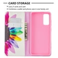 thumbnail image 2 of Dteck Case for Samsung Galaxy S20 FE 6.5-inch,Patterned Flip PU Leather Wallet Case Magnetic 3 Card Holder Slots Cash Pocket Protective Kickstand S20 FE 5G Shell Cover,Half Flower, 2 of 7