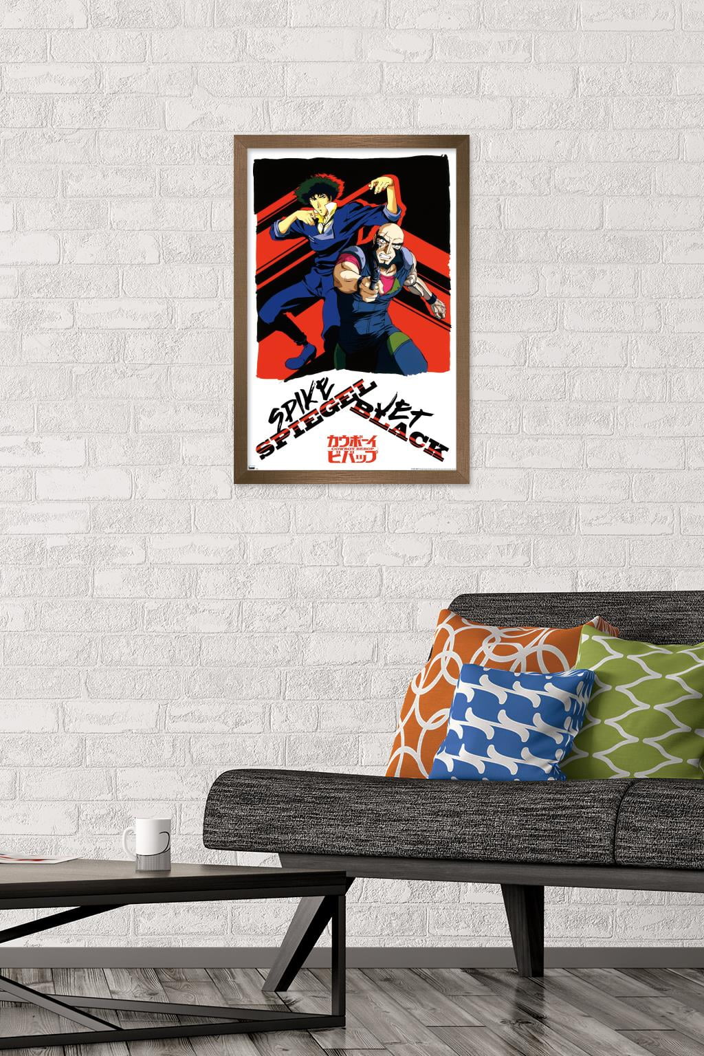Cowboy Bebop - Spike & Jet Wall Poster, 14.725" x 22.375", Framed