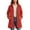 Red, variant on QQZ Long Tunic Oversized Hooded Zip Up Cardigan For Women, Long Sleeve Wind Resistant Cardigan Sweaters For Women, Lightweight Fall Outfits For Travel Business Casual Outdoor Daily Wear