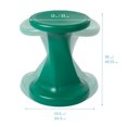 thumbnail image 2 of Twist Wobble Stool, 18in Seat Height, 2 of 9