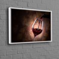 thumbnail image 1 of Affiche Personnalisée de Vin Rouge en Verre avec Toile 3D Imprimée Moderne pour Art Mural de Cuisine Bohème, 1 of 1
