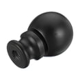 thumbnail image 3 of Uxcell 1.5" Tall Aluminum Lamp Finials Cap Knob, Lamp Screw Holder Tapped 1/4-27, Black, 3 of 5