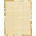 thumbnail image 1 of Ahgly Company Machine Washable Indoor Rectangle Abstract Sun Yellow Area Rugs, 2' x 4', 1 of 7
