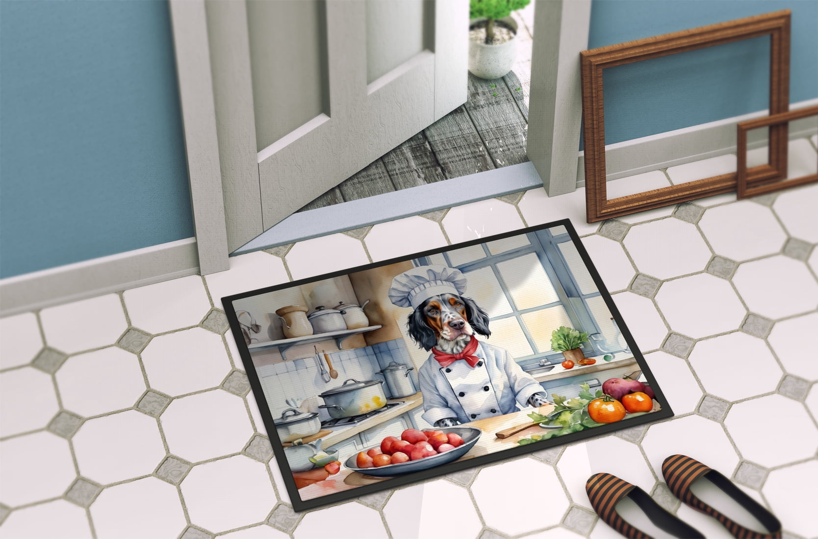 English Setter The Chef Doormat