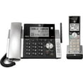 thumbnail image 4 of AT&T CL84115 DECT 6.0 Expandable Cordless Phone with Answering System and Caller ID, Silver/Black with 1 Handset, 4 of 5