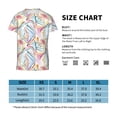 thumbnail image 2 of Wukai Abstract Marble Texture Youth Unisex Short Sleeve T-Shirt for Boys, Girls, Teens, and Kids-X-Large, 2 of 7