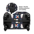 thumbnail image 4 of Fotbe Llamas 1 Luggage Cover Protector,Suitcase Protector,Scratch and Dirt Resistant,Fits 18-32 Inch Luggage-Small, 4 of 9