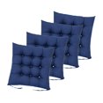 thumbnail image 4 of 4 piezas de cojín para silla de comedor, cojín para silla de cocina, relleno de poliéster suave Marina de guerra, 4 of 9