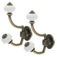 thumbnail image 6 of Hemoton 4 Pcs  Clothes Hooks Vintage Alloy Hook Closet Decorative Hook Wall Hat Holder, 6 of 8