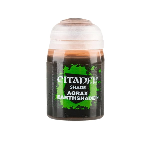 Bote de pintura Citadel Shade Agrax Earthshade, 24 ml, Games Workshop