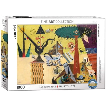 EuroGraphics 1000 Piece Puzzle - 'Swallow Love' By Joan Miro, Finished Size 19.25x26.5 Inches