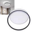 thumbnail image 1 of Modern LED Ceiling Light, Dimmable Round Flush Mount Ceiling Light Fixtures with Remote Control, Energy Efficient Ceiling Lamp Fixture for Bedroom Living Room Kitchen, 1 of 7