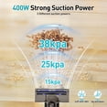 thumbnail image 3 of KANFUAQ Cordless Stick Vacuum Cleaner 55 Mins Fast Charging 38KPA Lightweight Vacuum for Home Pet Hair Carpet Hard Floor（Green）, 3 of 11