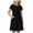 Black, variant on Gubotare Girls Dress Tie Dye Dress Clothes Kids Short Sleeve School Skater Dress Size 13-14T (Black,13-14 Years)
