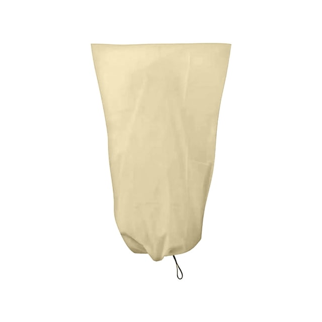Small Outdoor Cover, Plant Covers Large Frost Blankets for Plants Frost Cloth Plant Tree Covers Covers Bags with Zipper Drawstring, Protective Cover