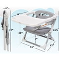 thumbnail image 6 of SproutSeat Feeding Booster Seat - Black and White - Ages 6-36 Months, 6 of 6