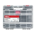 thumbnail image 2 of Hyper Tough 2-Pack Organizer, Stackable Plastic with 8 Movable Dividers, 93512638, 2 of 6