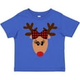 thumbnail image 3 of Inktastic Cute Girl Reindeer with Buffalo Plaid Bow Boys or Girls Toddler T-Shirt, 3 of 5