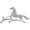 silver, variant on 3.8 * 7.1cm Women Men Horses Animal Party Casual Brooch Pins