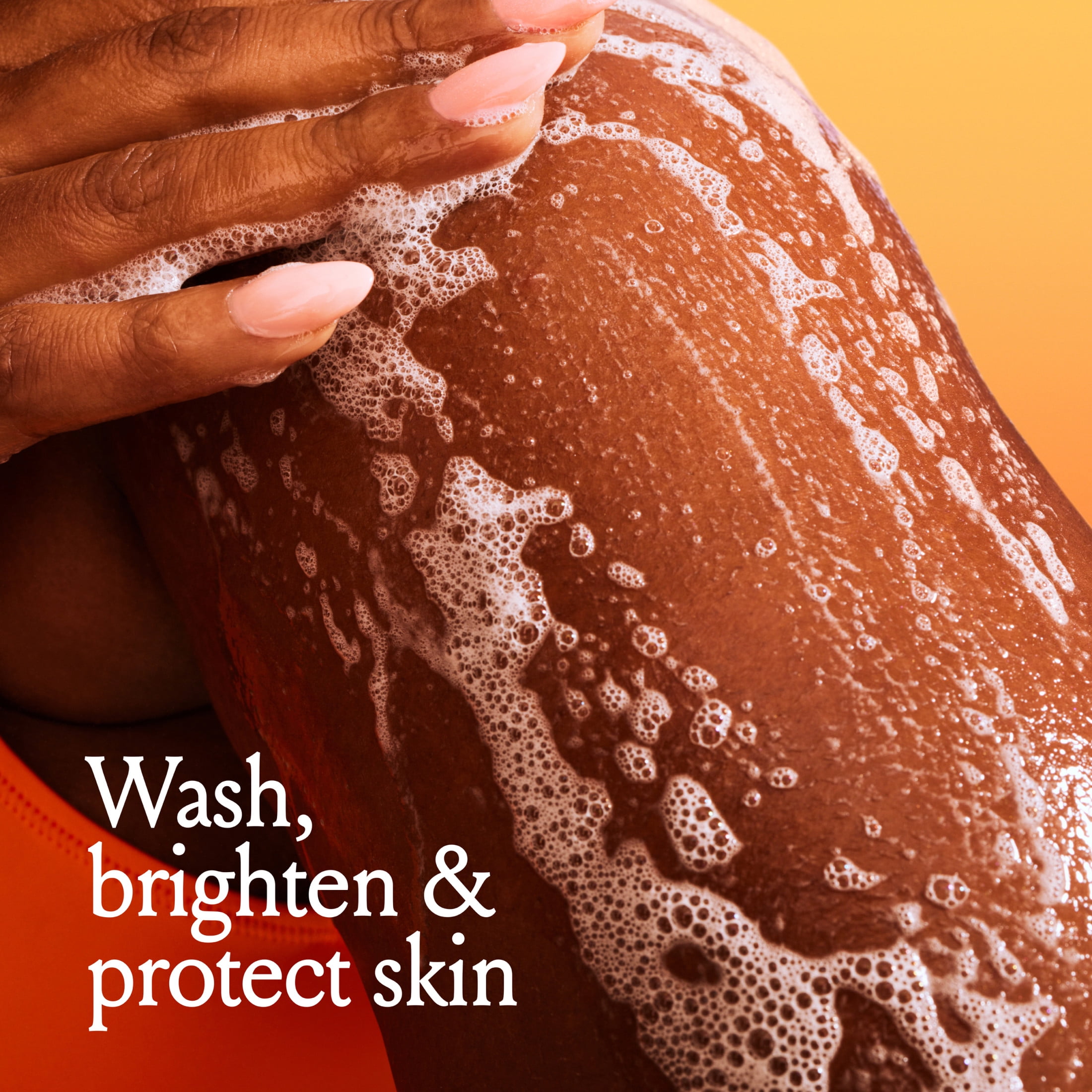 Billie Glow Brightening Womens Body Wash, 18 fl oz, Bright Citrus Woods Scent, Vegan, Cruelty Free