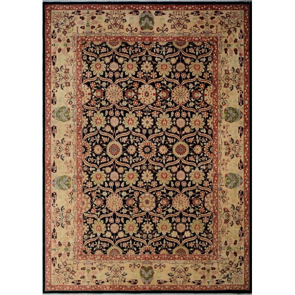 Wali Zelda Black/Beige Rug, 10'0" x 13'7"