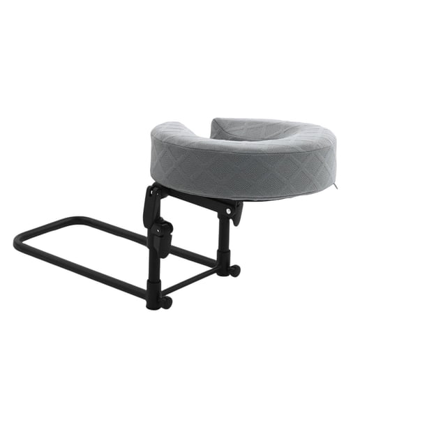 Soporte para cabezal de masaje de cama ajustable, cómodo, multiusos, práctico para masajes. gris claro