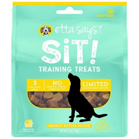 UPC: 0856995008114 | Etta Says 41400811 Sit Training Peanut Butter Dog Treat – 6 oz