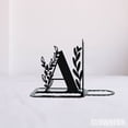 thumbnail image 2 of Glowneon Personalized Alphabet Bookend Metal Art, Last Name Book Ends, 2 of 5