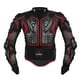 thumbnail image 2 of Chaqueta protectora Cola para motocicleta cuerpo completo vertebral pecho Rojo XL, 2 of 8