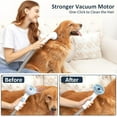 thumbnail image 4 of Pet Grooming Vacuum Kit, 5 in 1 Pet Grooming Vacuum & Dog Clippers, Large Dust Cup, 50dB Low Noise, 11KPA Powerful Dog Vacuum with 5 Grooming Tools and 4 Guard Combs, for Shedding Grooming Hair, 4 of 7