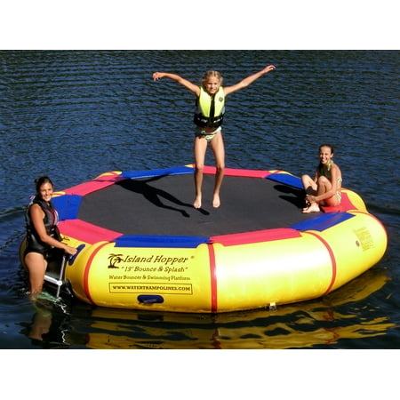 Island Hopper 13 Bounce N Splash Padded Water Bouncer