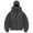 Dark Gray, variant on UngA Balaclava Hoodie Jacket for Women Men, Y2K Zip Up Fashion Outerwear Double Layer Hooded Sweatshirt, Winter Hip Hop Streetwear (Clear,S)