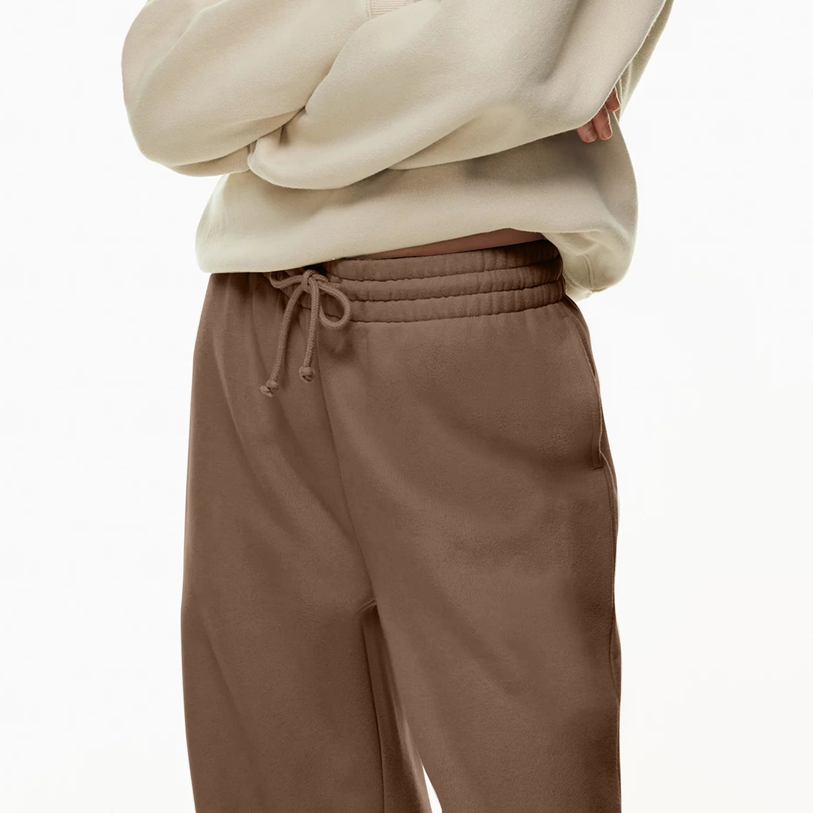 Susanny Petite Sweatpants Petite with Pockets Fleece Lined High
