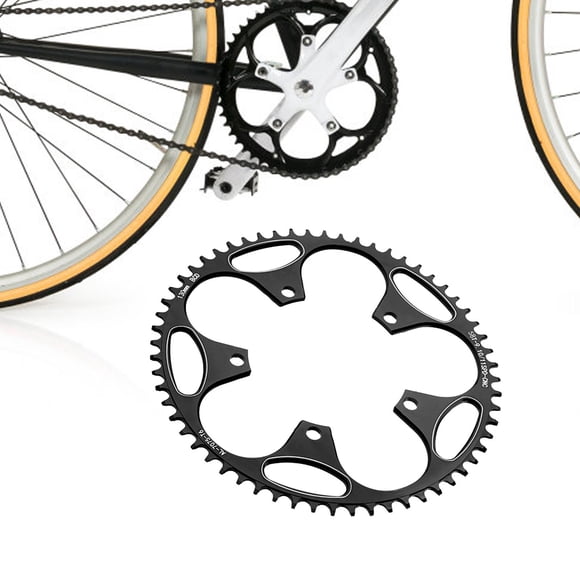 Piñón BCD de 130mm Cola piezas de reparación de rueda dentada cadena ancha estrecha para bicicleta 58T