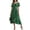 AA-Green, variant on Off Shoulder Midi Dress for Woman Smocked Waist Tiered Ruffle Hem Summer Dresses Vintage Corset Renaissance Costume Green XL